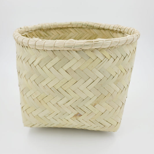 Cesto de Fibra Natural de Buriti Kanela