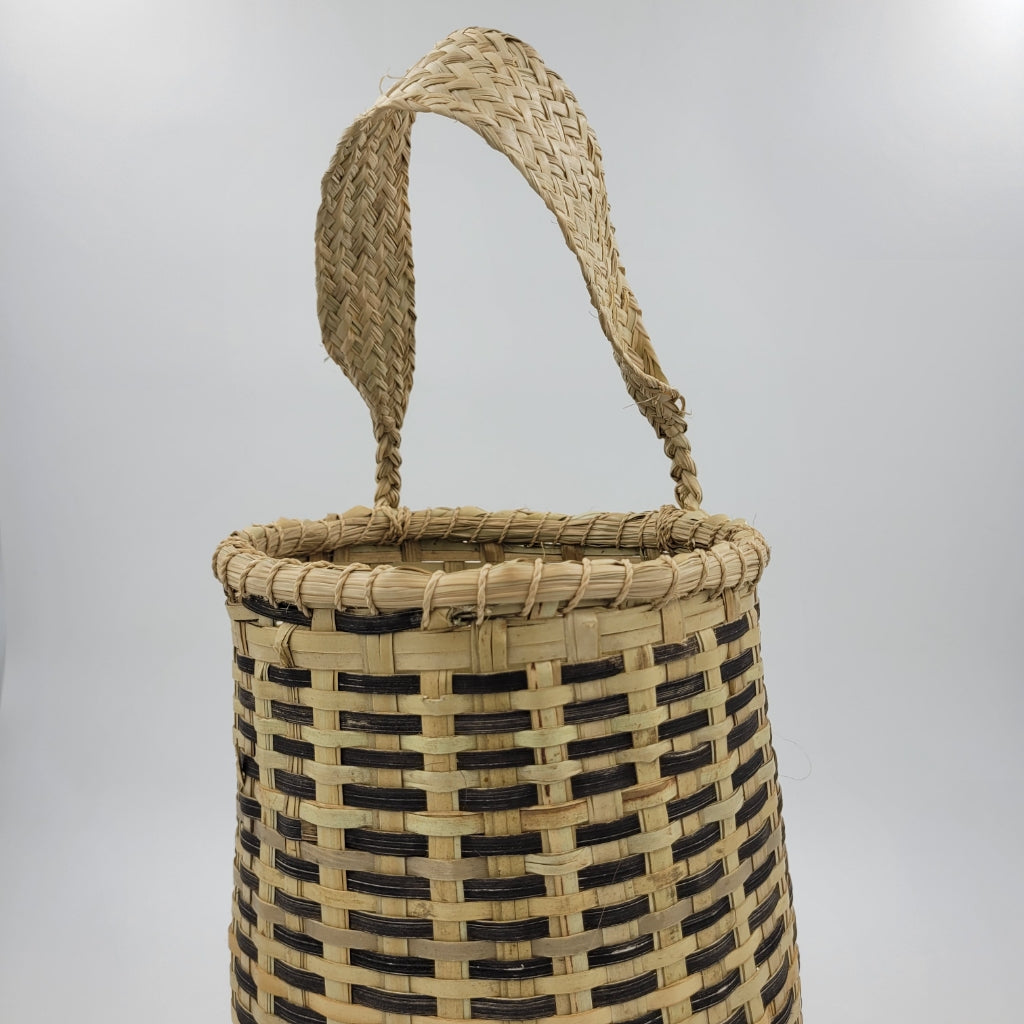 Cesto Fibra de Buriti Povo Kanela 25cm de Altura