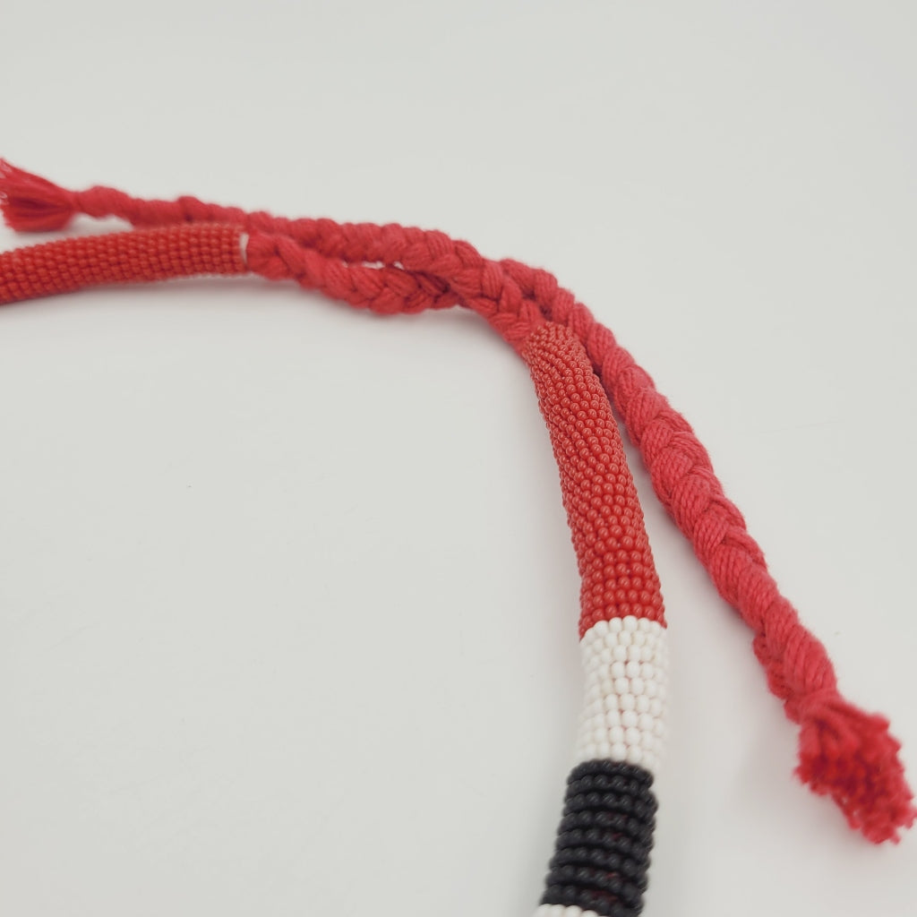 Colar Cobra Coral de Miçanga Povo Waura