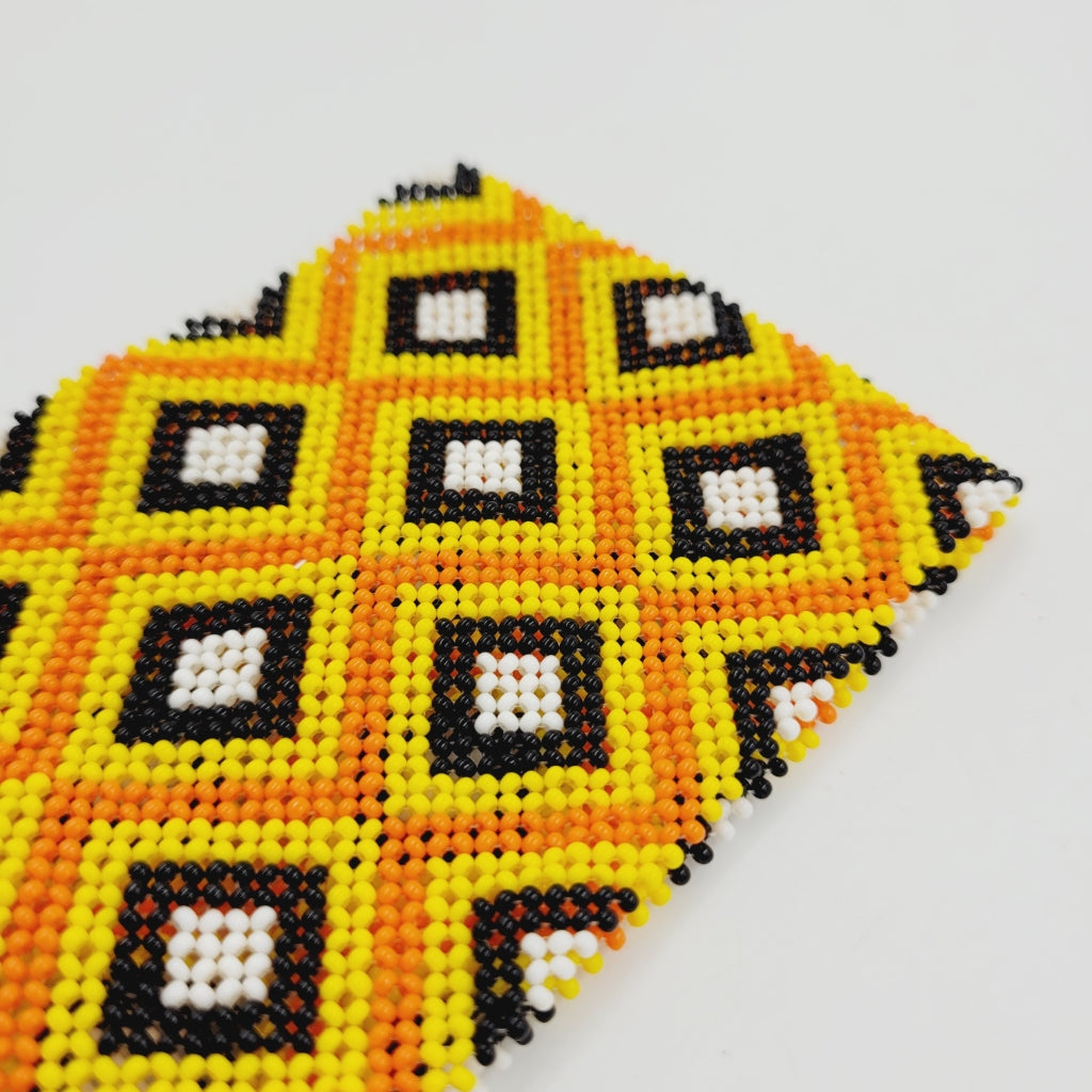 Pulseira de Miçanga de Vidro Indígena Kayapó