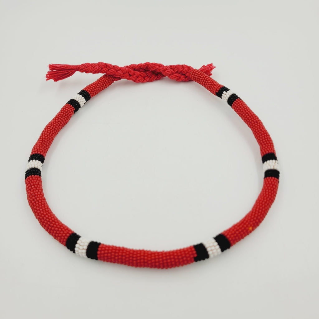 Colar Cobra Coral de Miçanga Povo Waura