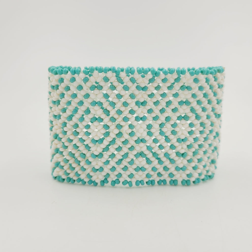 Pulseira Azul Claro Artesanal Indígena Waura