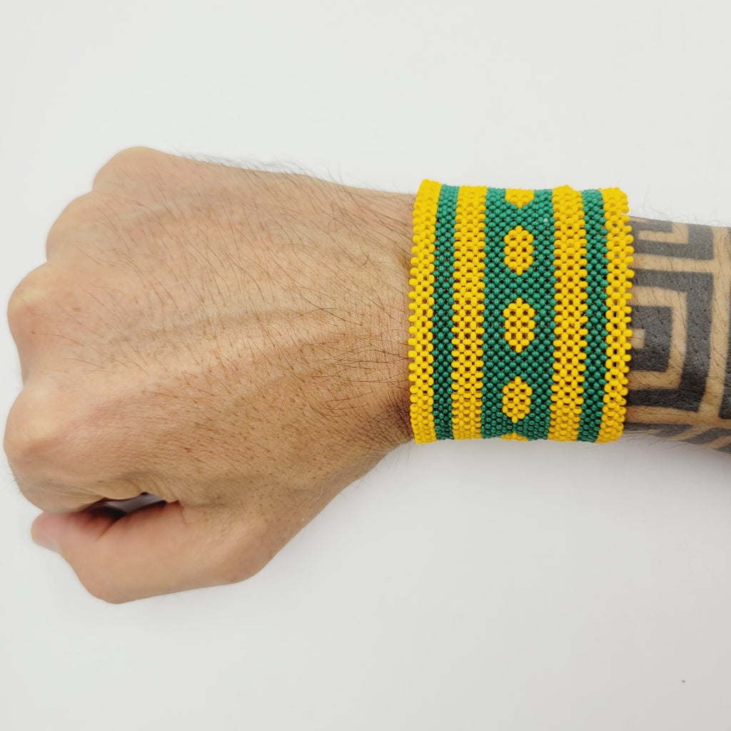 Pulseira de Miçanga Indígena Kayapó