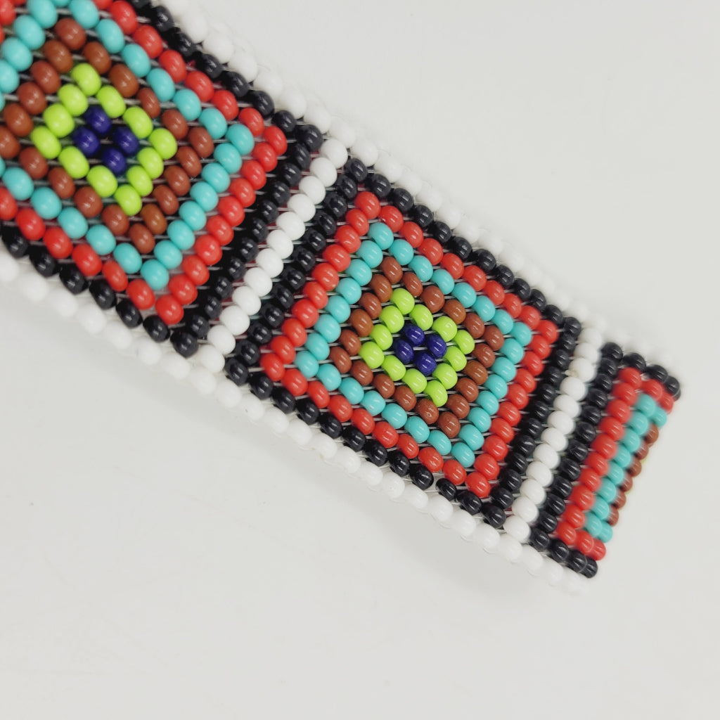 Pulseira de Miçanga Colorida Indígena Povo Kayapó