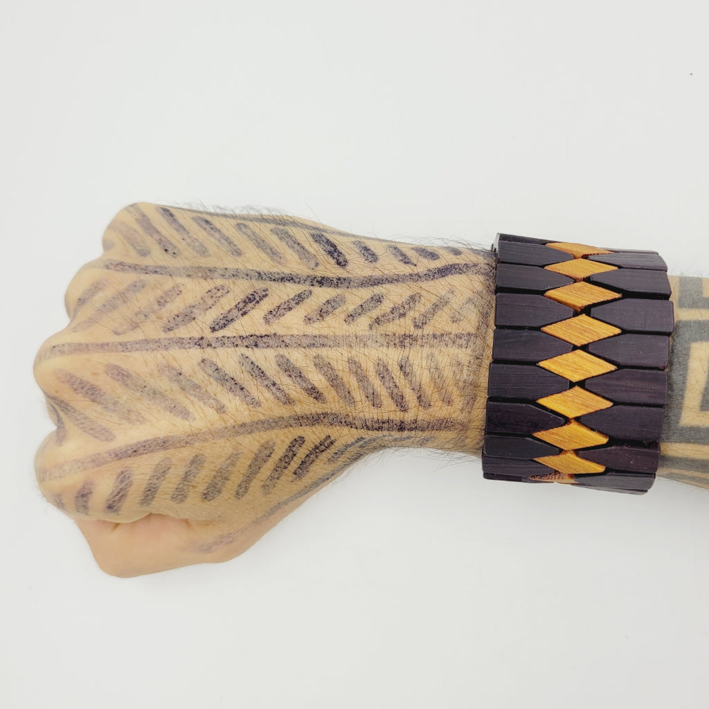 Pulseira Indígena de Madeira Povo Xakriabá