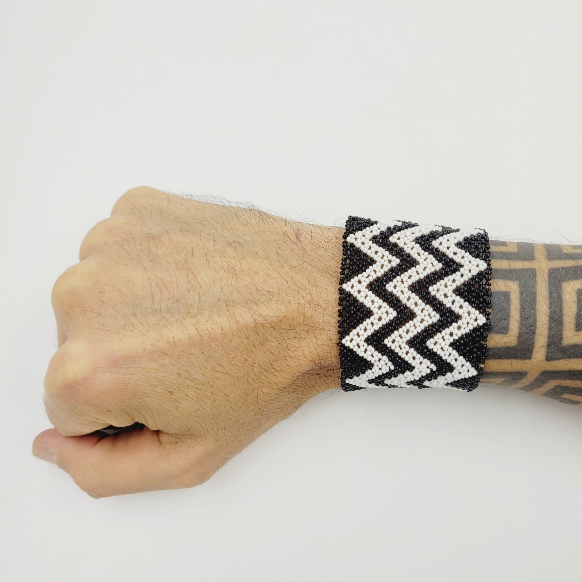 Pulseira Preto e Branco Povo Kayapó