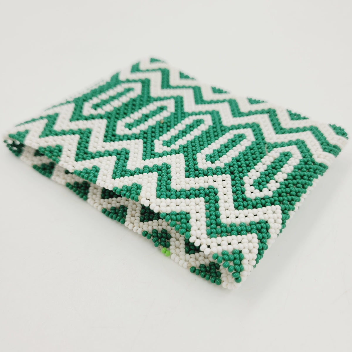 Pulseira Verde e Branco Kayapó