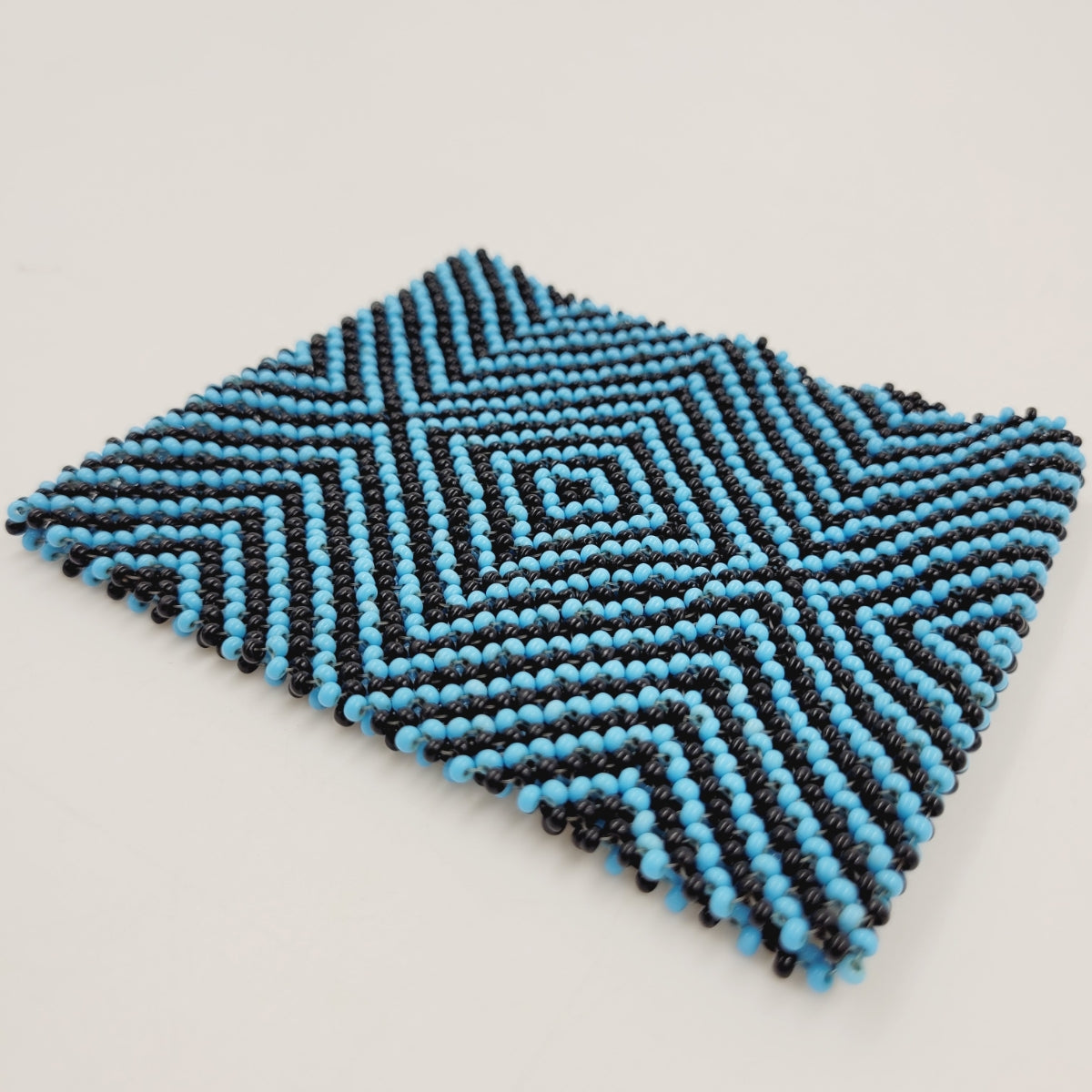 Pulseira Azul de Miçanga Povo Kayapó 22cm