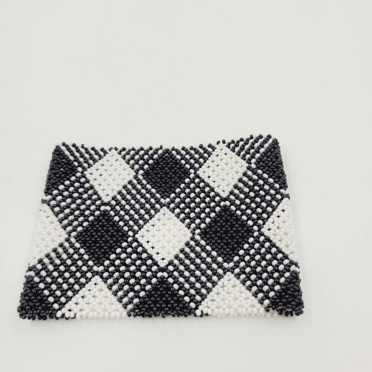 Pulseira Xadrez Preto e Branco Waura