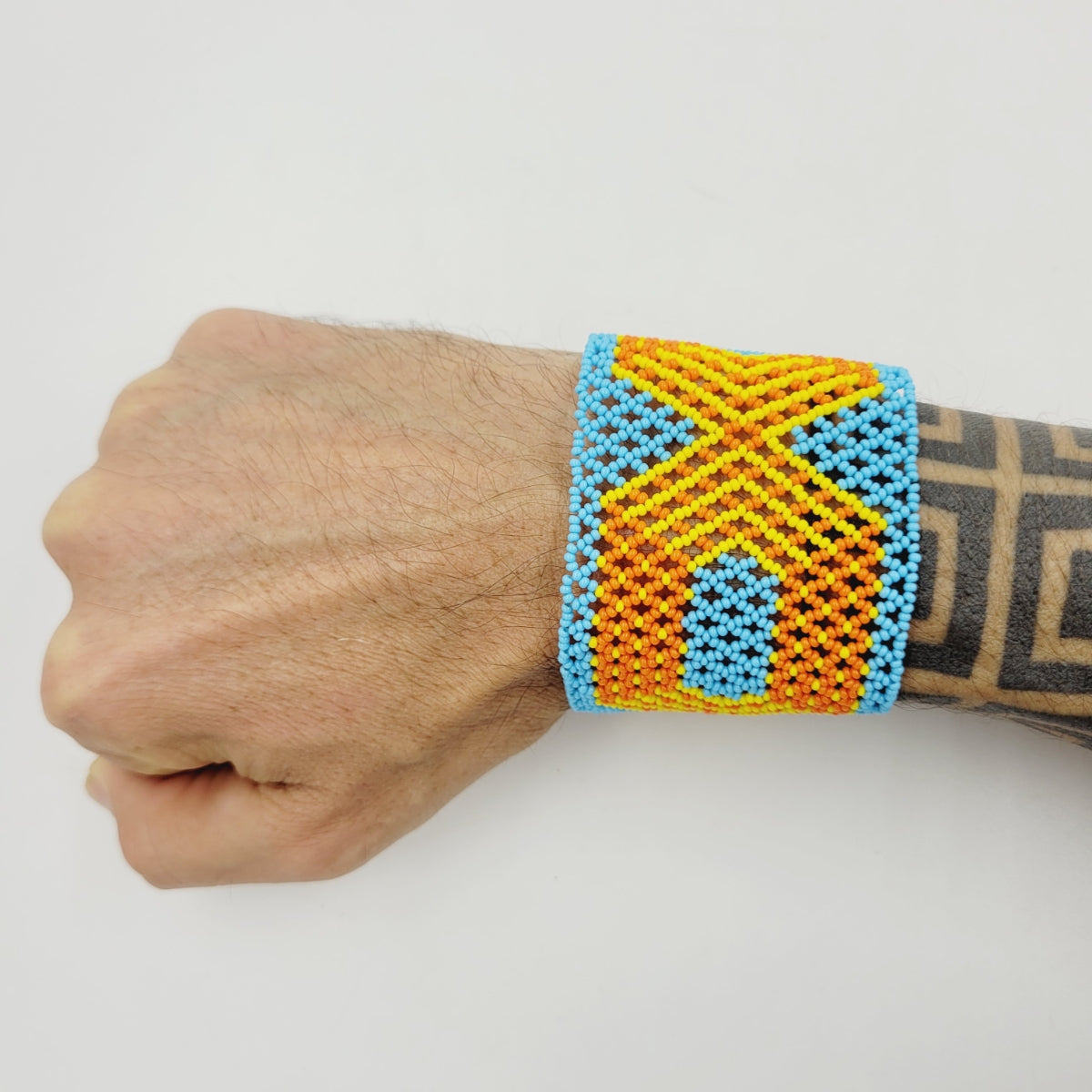 Pulseira Indígena de Miçanga Kayapó
