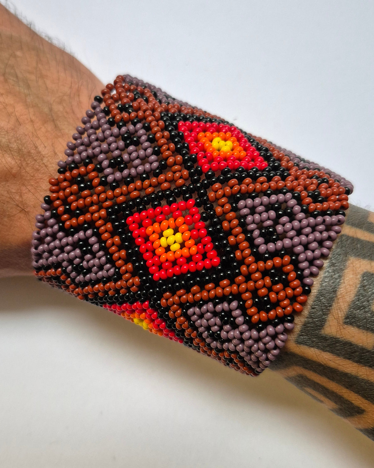 Pulseira de Miçanga fio Elástico Povo Kamayurá