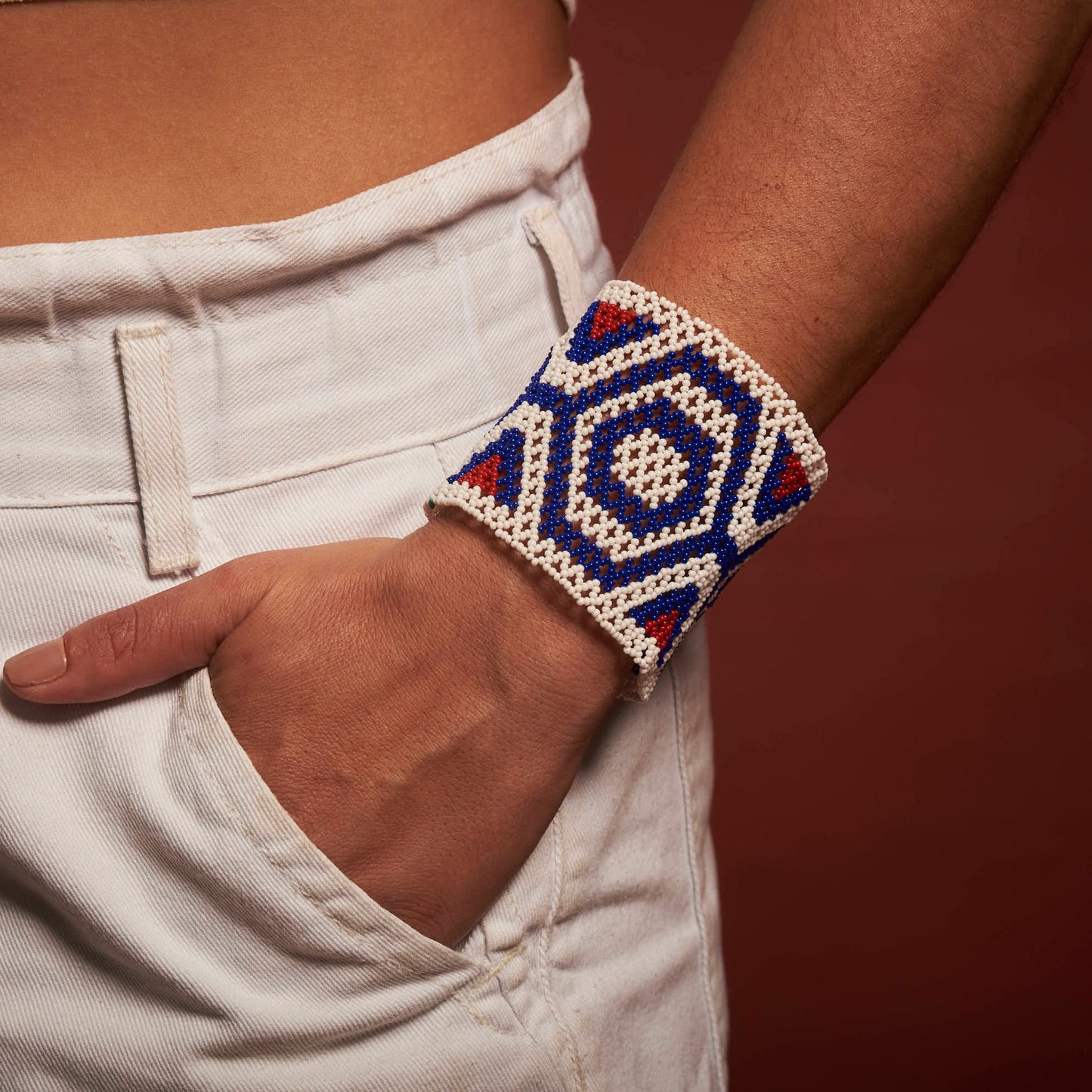 Pulseira Artesanal Indígena Povo Kayapó
