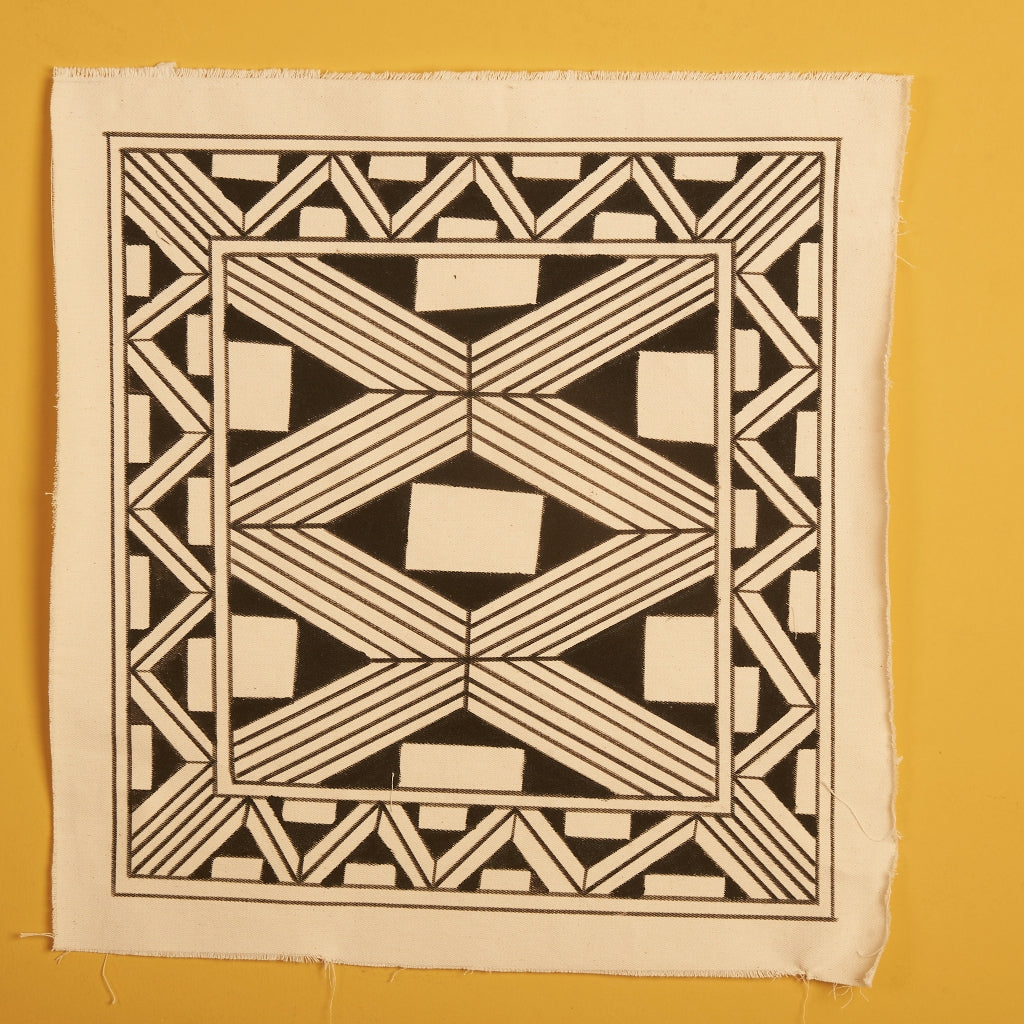Pintura em Tecido de Algodão Kuikuro