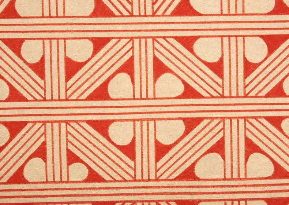 Pintura Grafismo Vermelho Povo Kuikuro