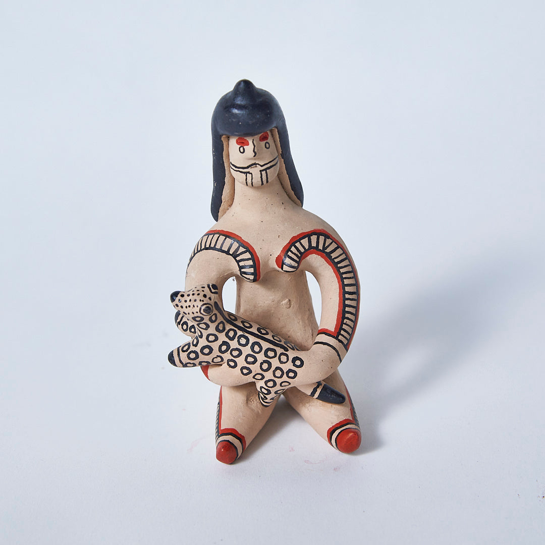 Boneca de cerâmica Ritxoko Povo Karajá