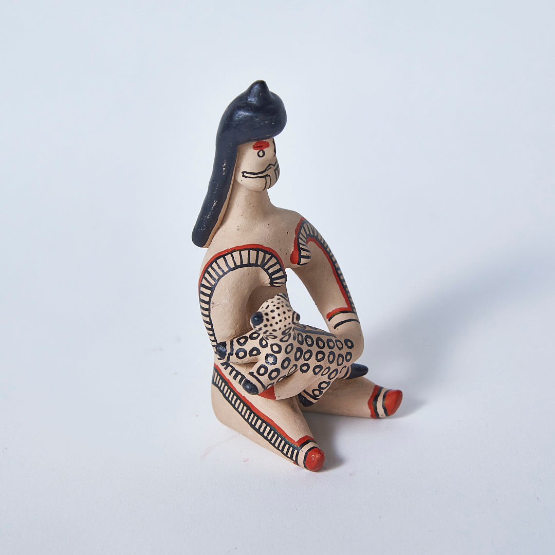 Boneca de cerâmica Ritxoko Povo Karajá