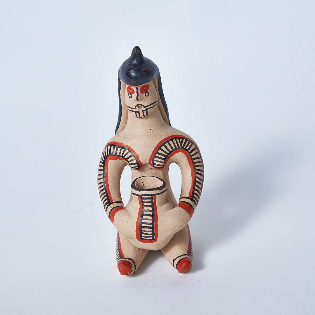 Boneca de cerâmica Ritxoko Povo Karajá
