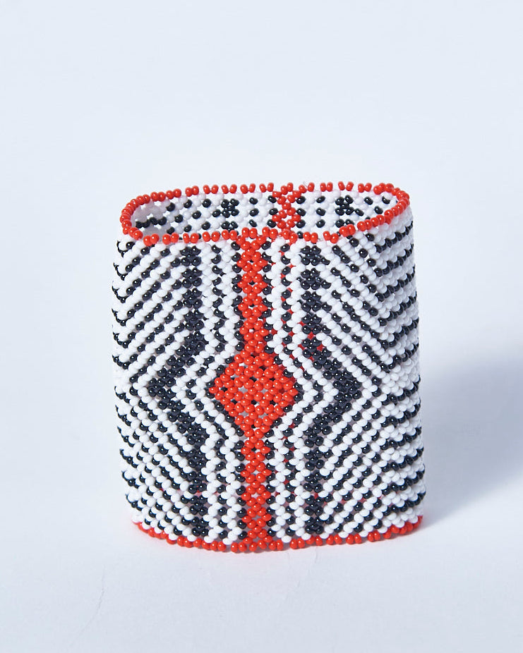 Pulseira de Miçanga de Fio Elástico Kamayurá