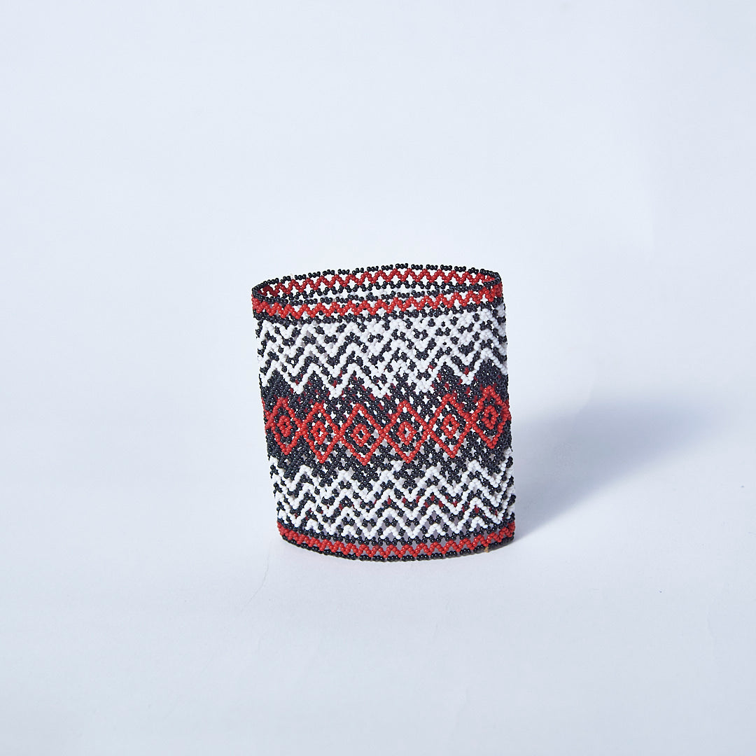 Pulseira de Miçanga Colorida fio Elástico Povo Waura