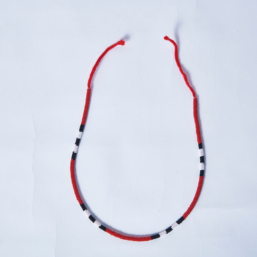 Colar de Miçanga Cobra Coral Povo Waura