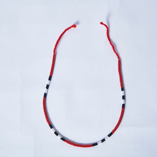 Colar de Miçanga Cobra Coral Povo Waura