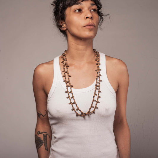 Colar Indígena de Sementes Tiriyó