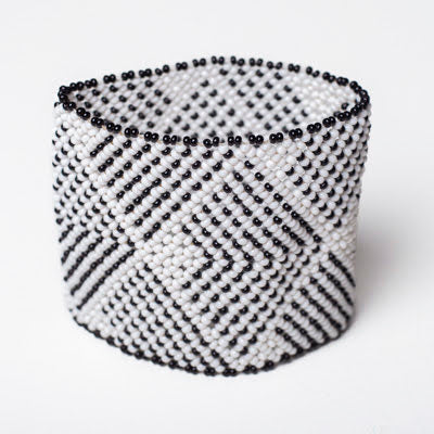 Pulseira de Miçanga fio Elástico Povo Waura