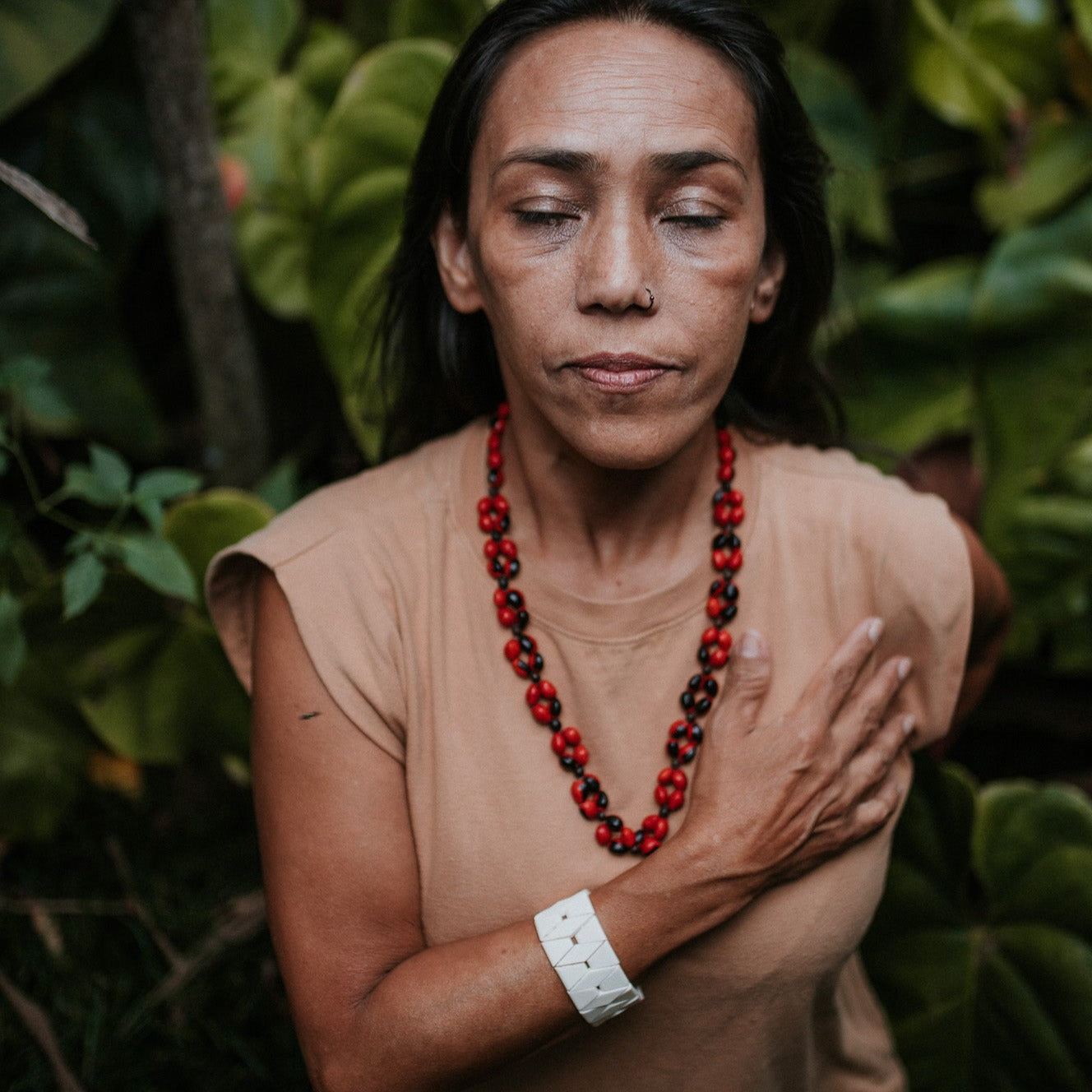 Pulseira Indígena Branca Povo Xakriabá
