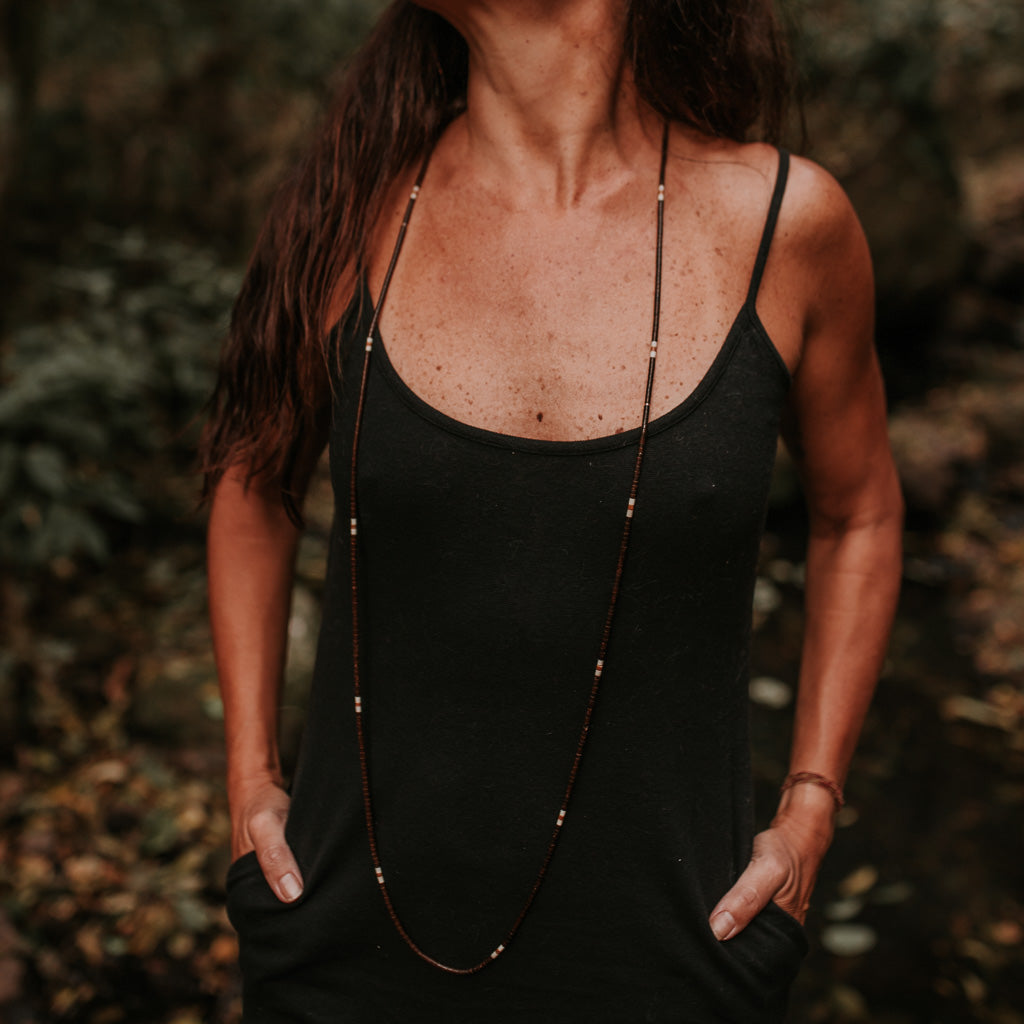 Colar de Tucumã Inajá e Jarina Marfim Vegetal Povo Apurinã