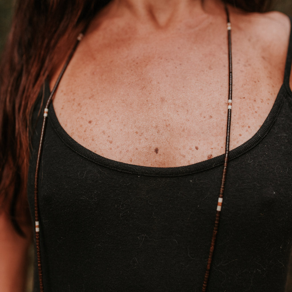 Colar de Tucumã Inajá e Jarina Marfim Vegetal Povo Apurinã