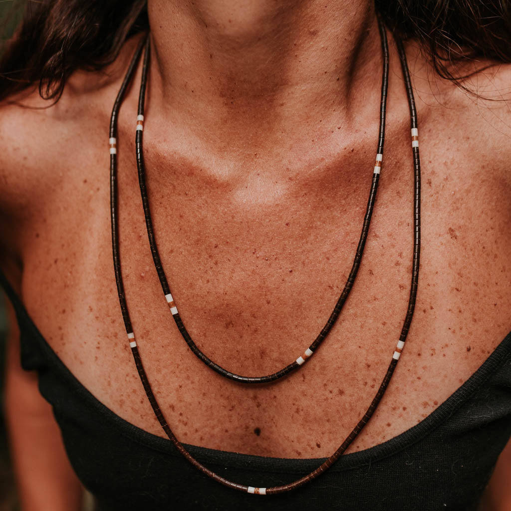 Colar de Tucumã Inajá e Jarina Marfim Vegetal Povo Apurinã