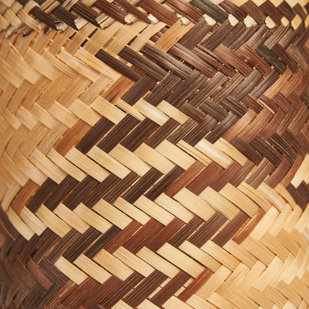 Decoração Cesto Artesanal com Fibra Natural