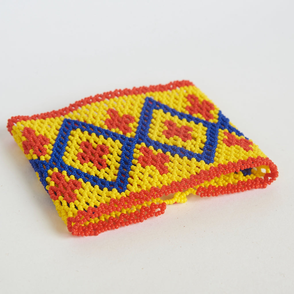 Pulseira Artesanal de Miçanga de Vidro Kanela