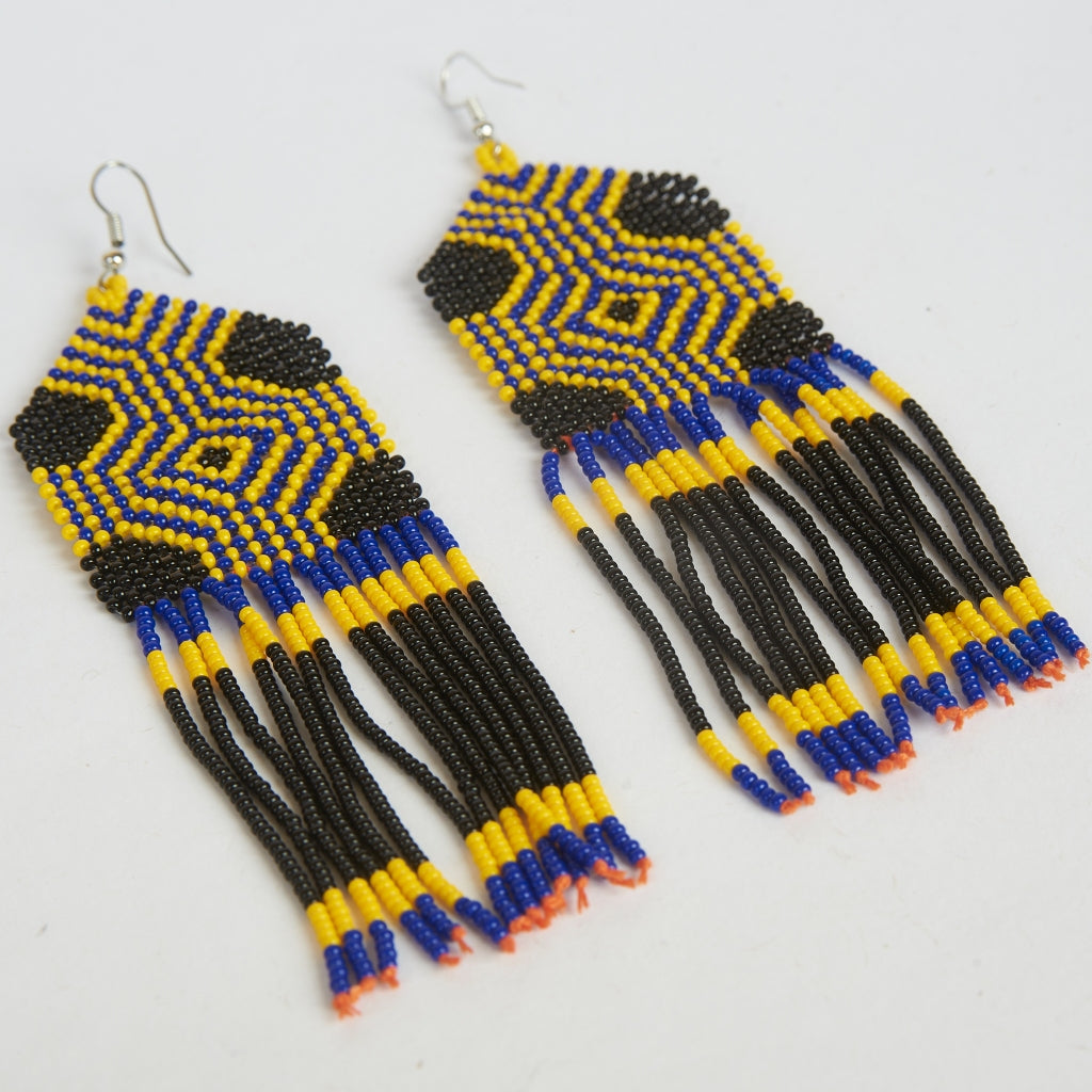 Brinco Preto de Miçanga Povo Kanela