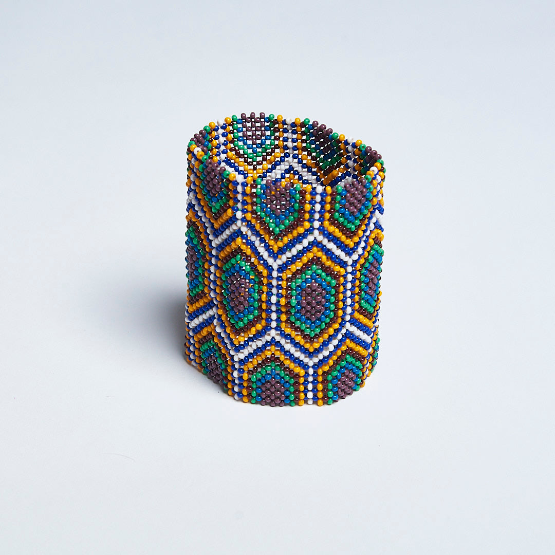 Pulseira de Miçanga Colorida Kayapó