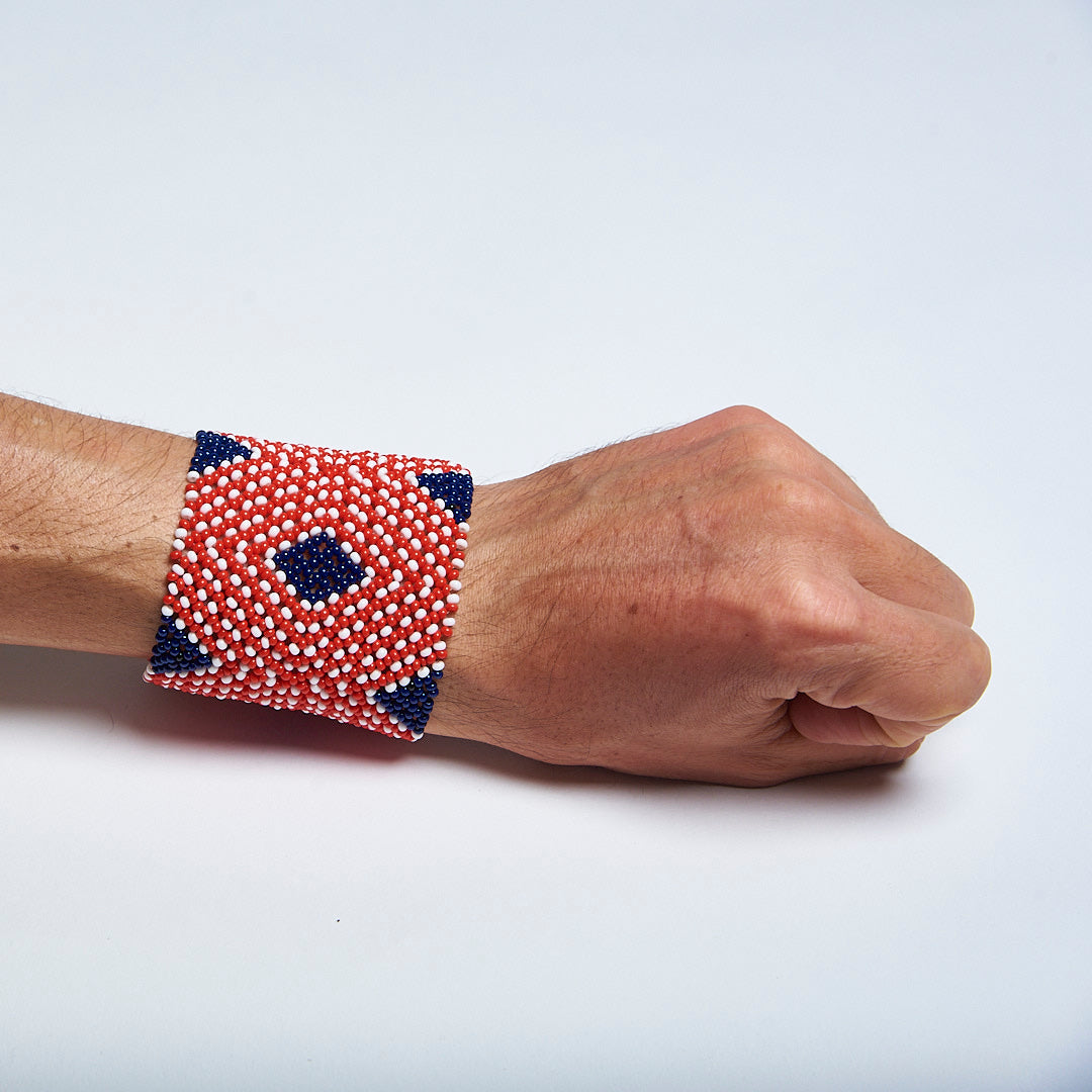 Pulseira Indígena de Miçanga Kayapó