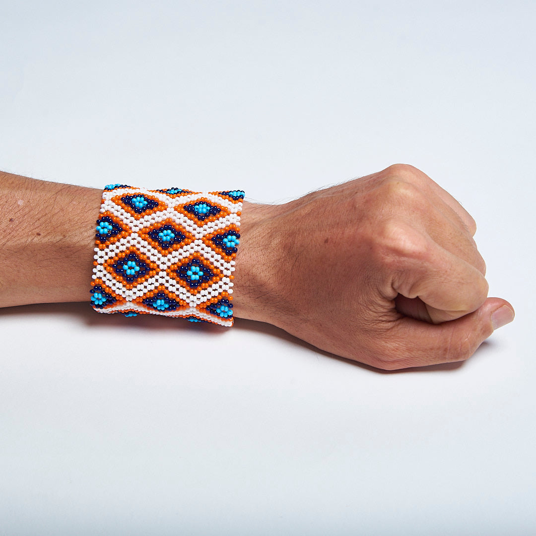 Pulseira Indígena de Miçanga Kayapó