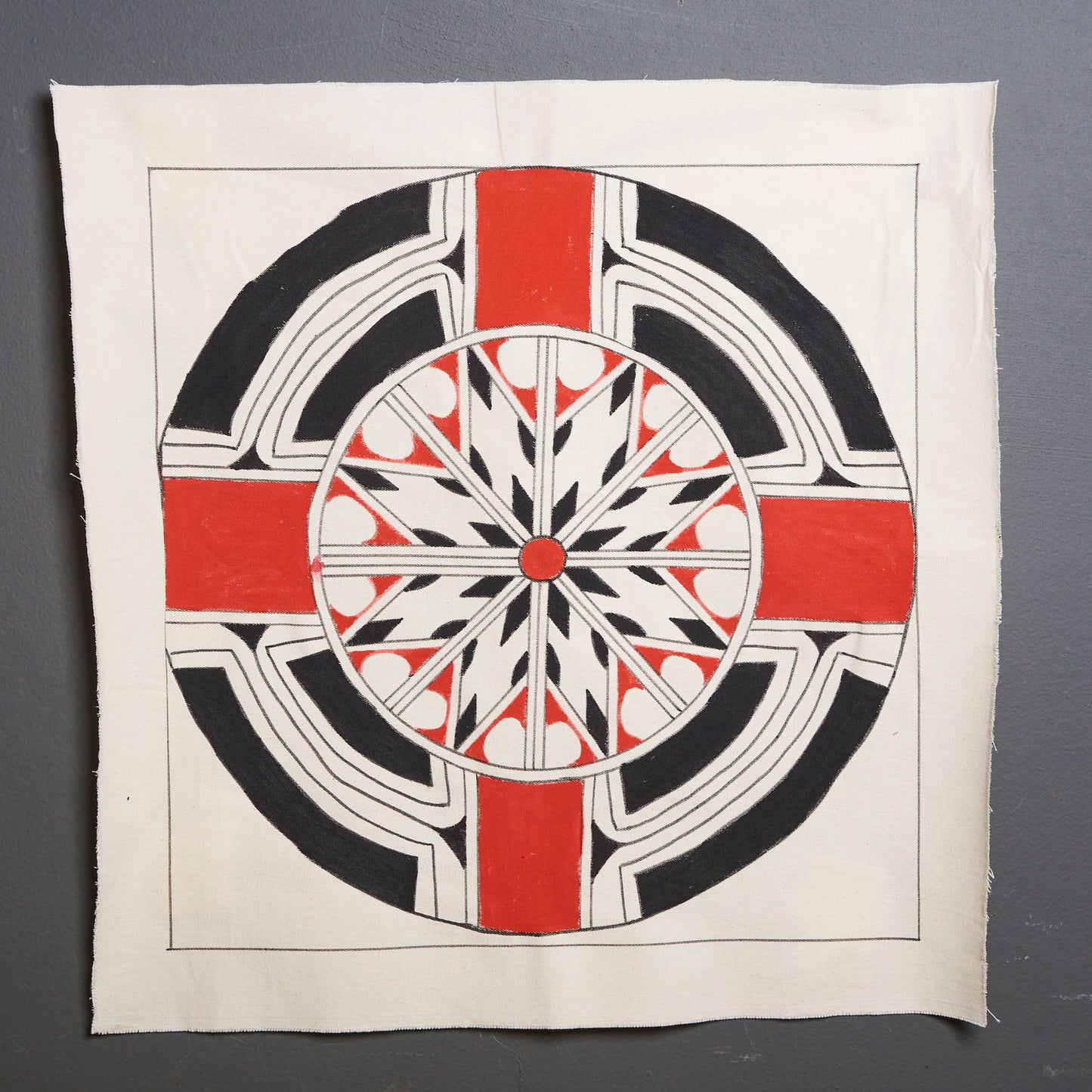 Grafismo Indígena em Tela Kuikuro