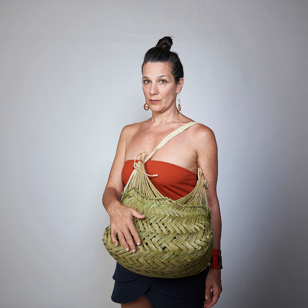 Bolsa Artesanal Indígena Krahô Fibra de Buriti