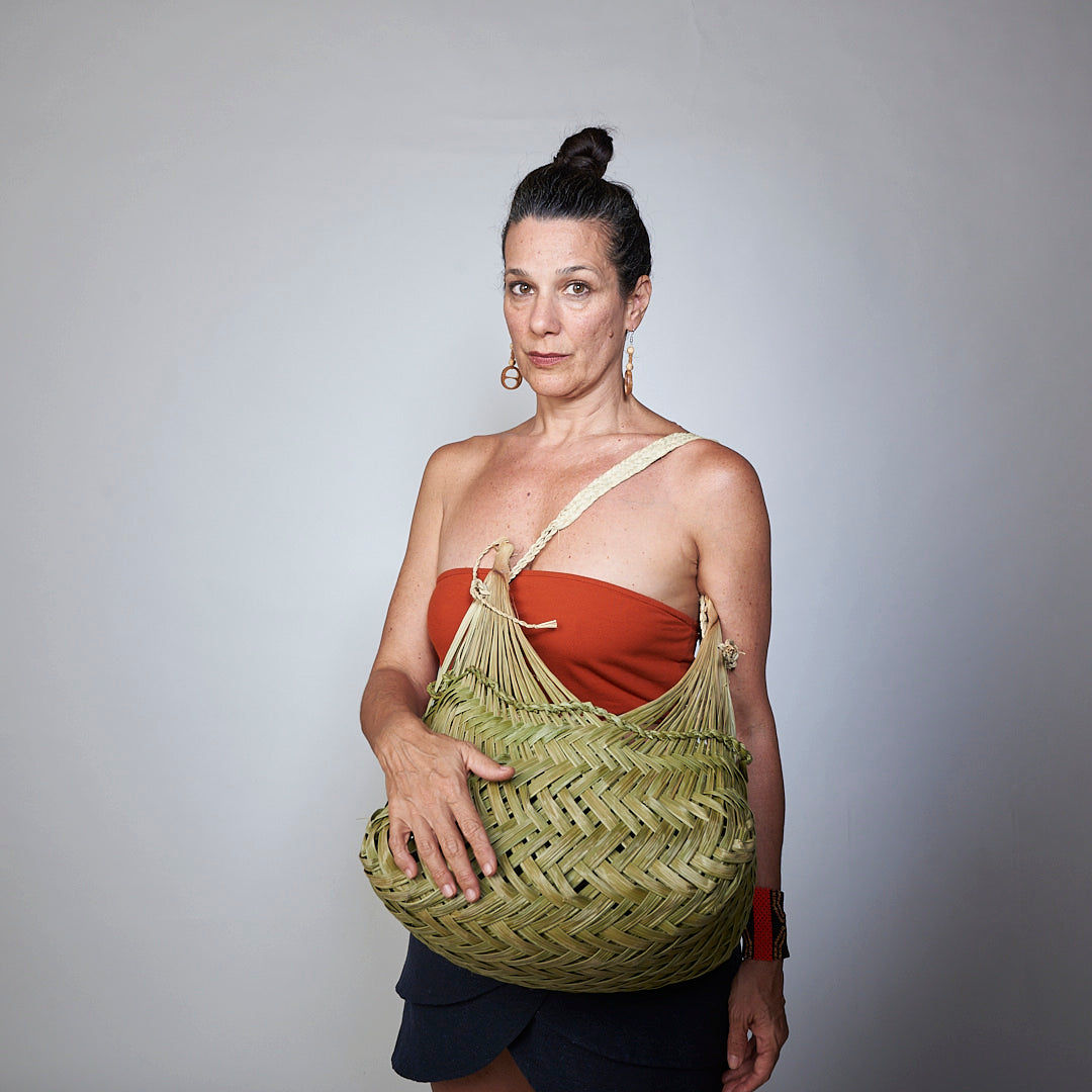 Bolsa Artesanal Indígena Krahô Fibra de Buriti