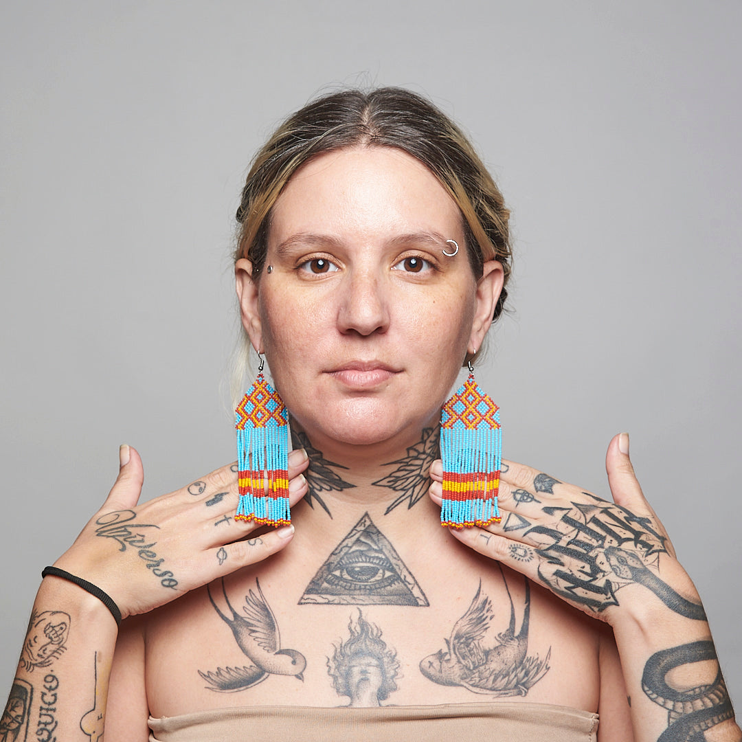 Brinco de Miçanga Kayapó