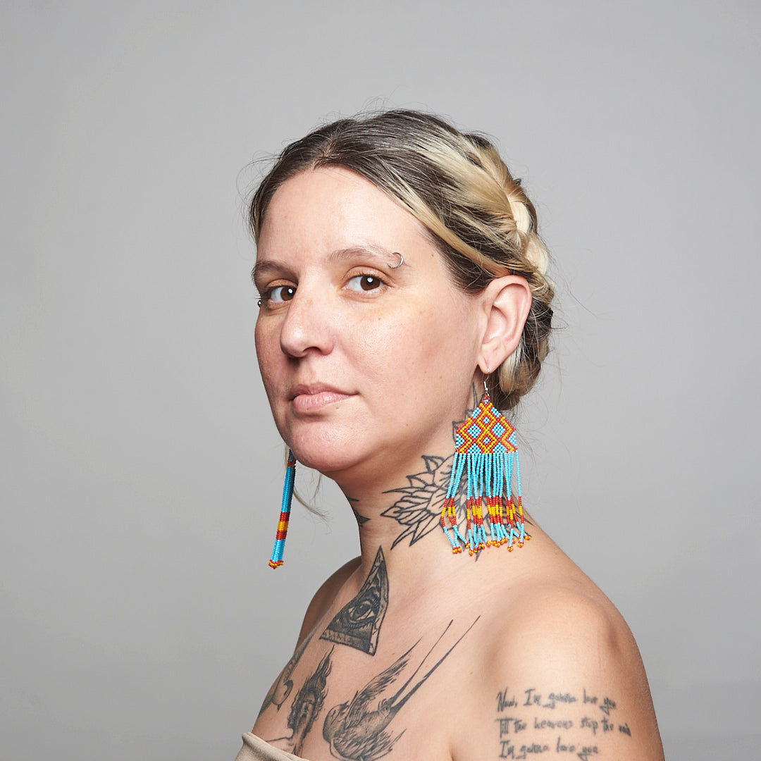 Brinco de Miçanga Kayapó