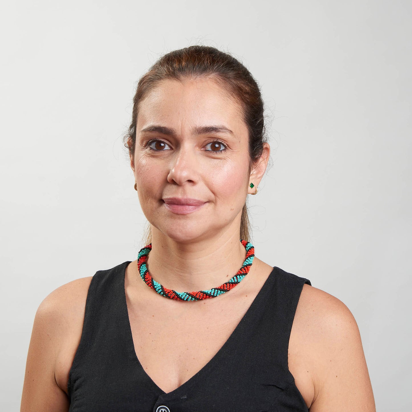 Colar Indígena de Miçanga Kayapó