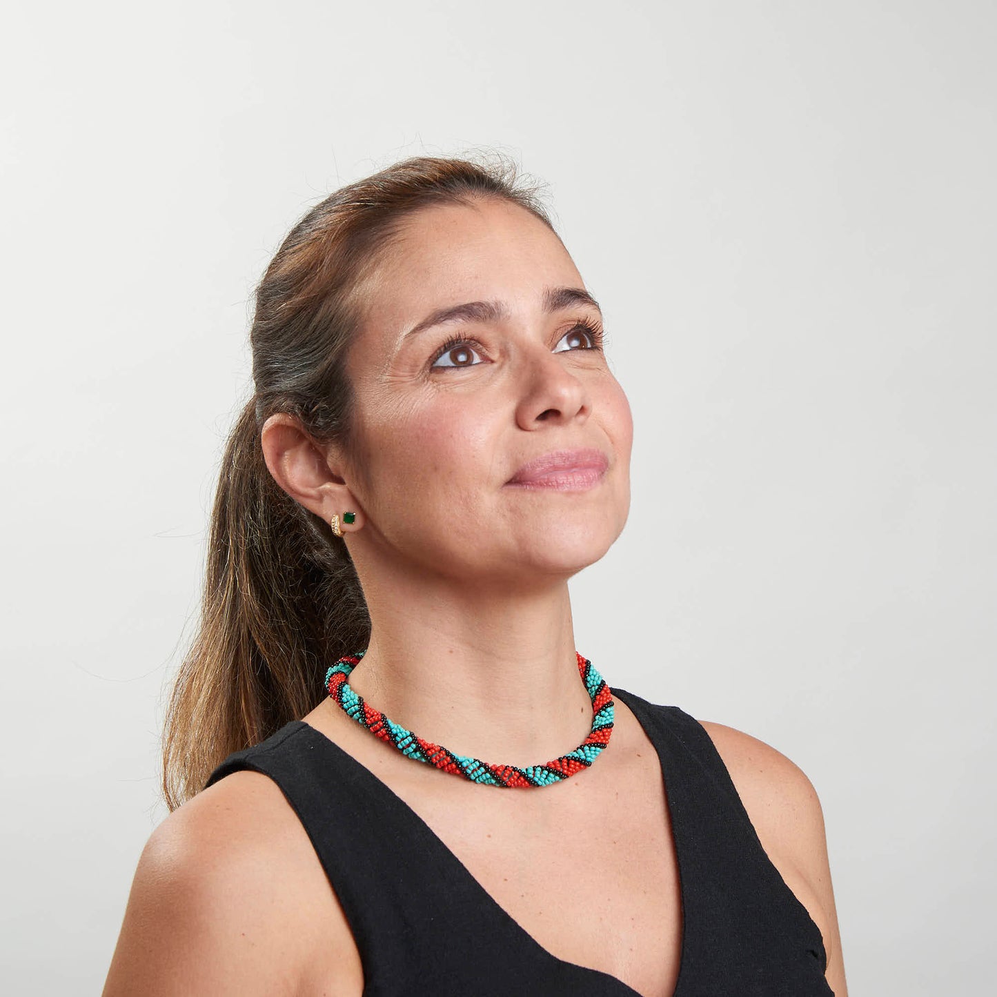 Colar Indígena de Miçanga Kayapó