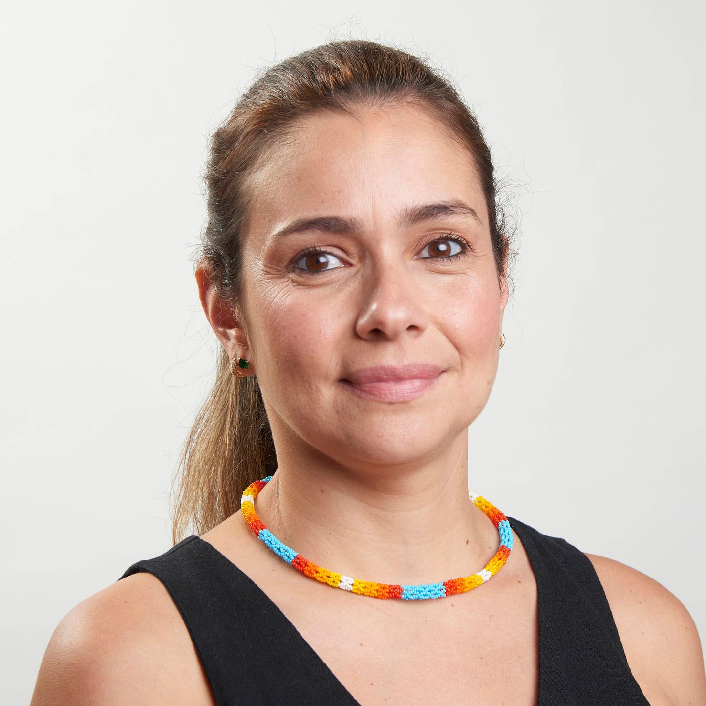 Colar Indígena de Miçanga Kayapó