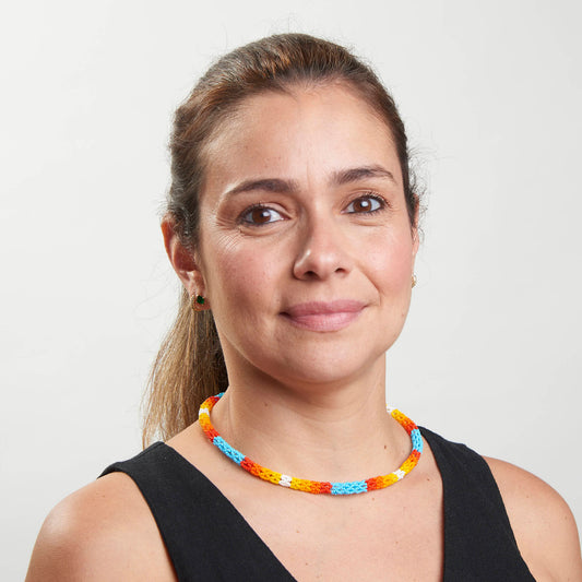 Colar Indígena de Miçanga Kayapó