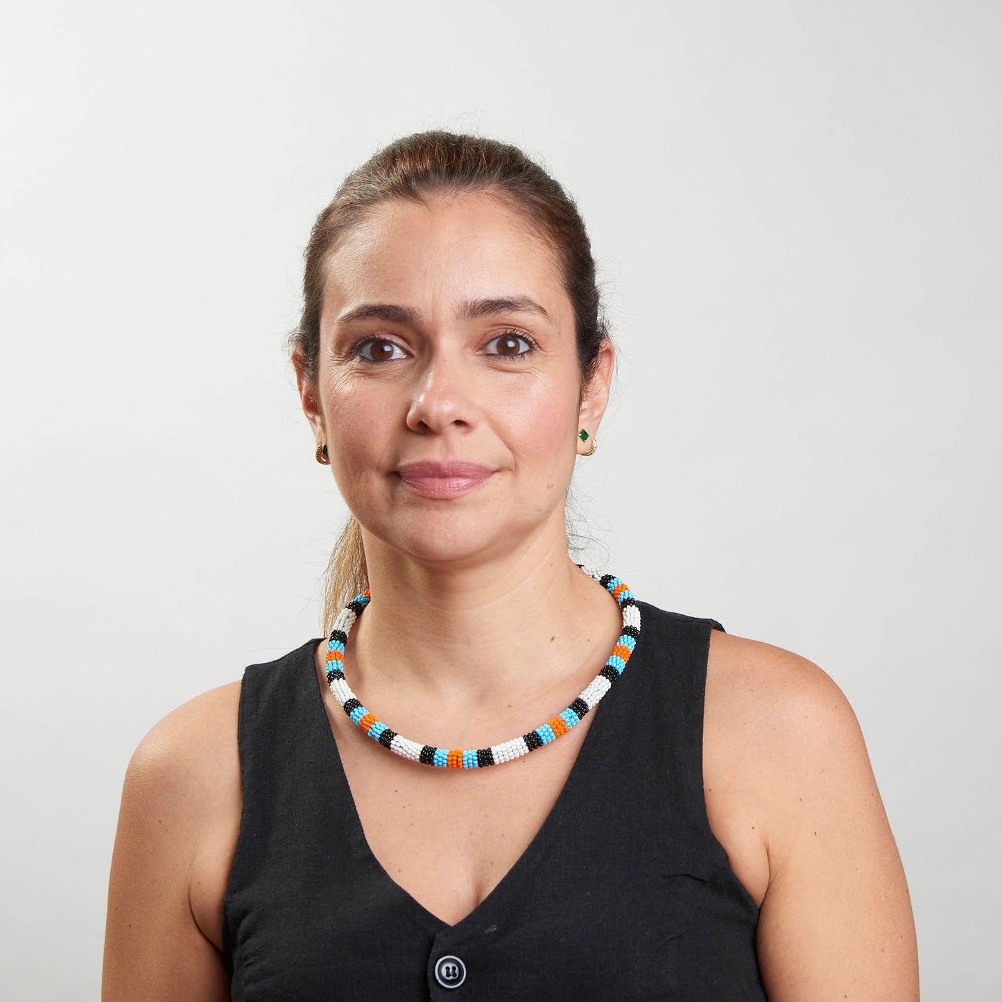 Colar Indígena de Miçanga Kayapó