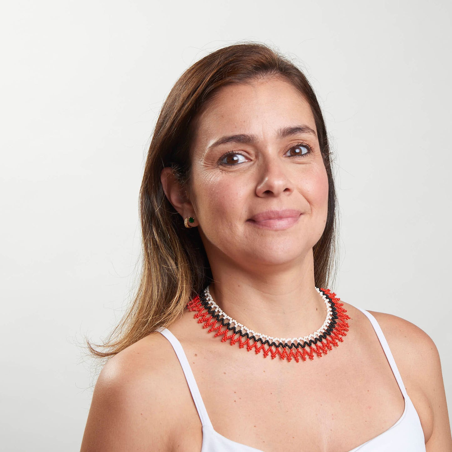 Colar Indígena de Miçanga Kayapó