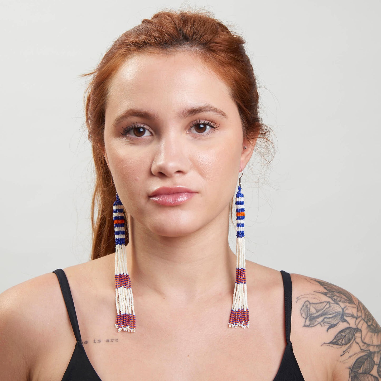 Brinco Artesanal de Miçanga Povo Kayapó