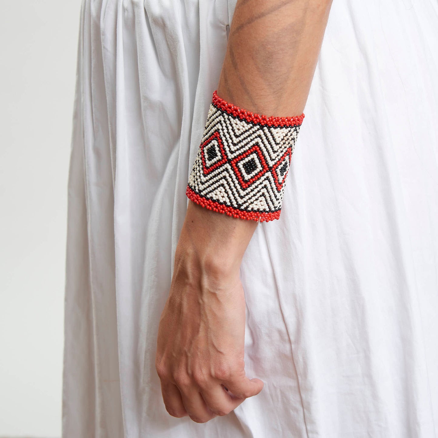 Pulseira de Miçanga fio Elástico Povo Kamayurá
